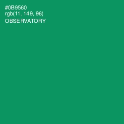 #0B9560 - Observatory Color Image