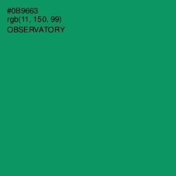 #0B9663 - Observatory Color Image