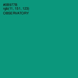 #0B977B - Observatory Color Image