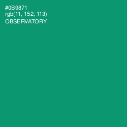#0B9871 - Observatory Color Image