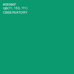 #0B996F - Observatory Color Image