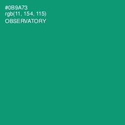 #0B9A73 - Observatory Color Image