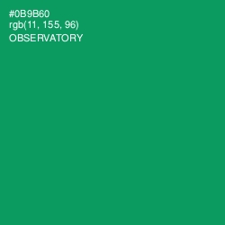 #0B9B60 - Observatory Color Image