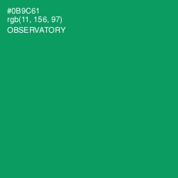 #0B9C61 - Observatory Color Image