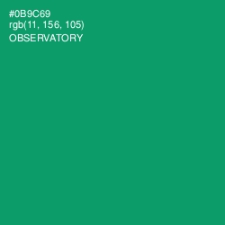 #0B9C69 - Observatory Color Image