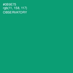 #0B9E75 - Observatory Color Image