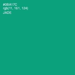 #0BA17C - Jade Color Image