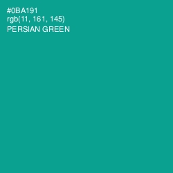 #0BA191 - Persian Green Color Image