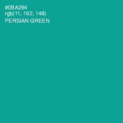 #0BA294 - Persian Green Color Image