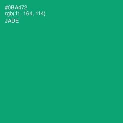 #0BA472 - Jade Color Image