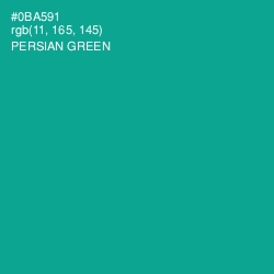 #0BA591 - Persian Green Color Image