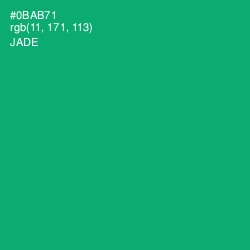 #0BAB71 - Jade Color Image