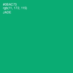 #0BAC73 - Jade Color Image