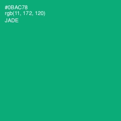 #0BAC78 - Jade Color Image