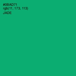 #0BAD71 - Jade Color Image