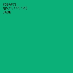 #0BAF78 - Jade Color Image