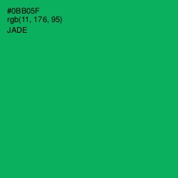 #0BB05F - Jade Color Image