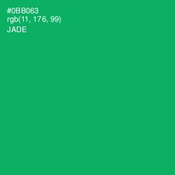 #0BB063 - Jade Color Image