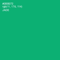 #0BB072 - Jade Color Image