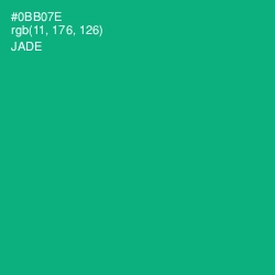 #0BB07E - Jade Color Image