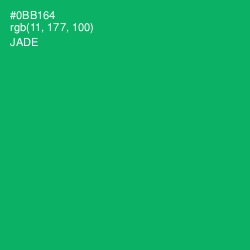 #0BB164 - Jade Color Image