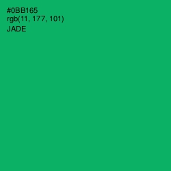 #0BB165 - Jade Color Image