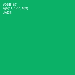 #0BB167 - Jade Color Image