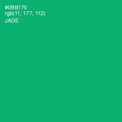 #0BB170 - Jade Color Image