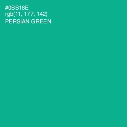 #0BB18E - Persian Green Color Image