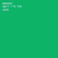 #0BB267 - Jade Color Image