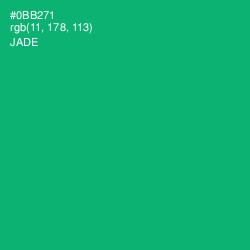 #0BB271 - Jade Color Image