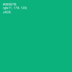 #0BB27B - Jade Color Image