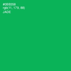 #0BB358 - Jade Color Image