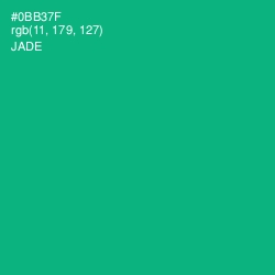 #0BB37F - Jade Color Image