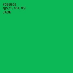 #0BB855 - Jade Color Image