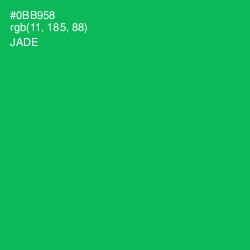 #0BB958 - Jade Color Image