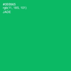 #0BB965 - Jade Color Image