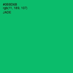 #0BBD6B - Jade Color Image