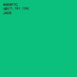 #0BBF7C - Jade Color Image