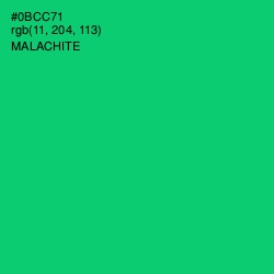 #0BCC71 - Malachite Color Image