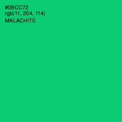 #0BCC72 - Malachite Color Image