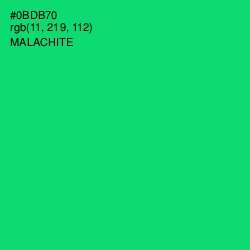 #0BDB70 - Malachite Color Image