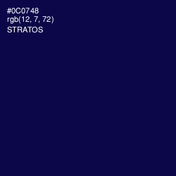 #0C0748 - Stratos Color Image