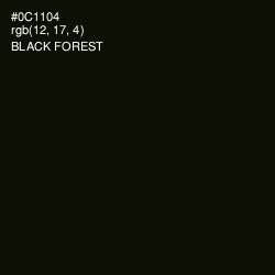 #0C1104 - Black Forest Color Image