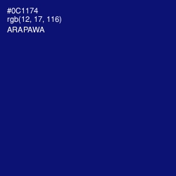 #0C1174 - Arapawa Color Image