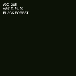 #0C1205 - Black Forest Color Image