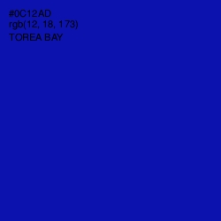 #0C12AD - Torea Bay Color Image