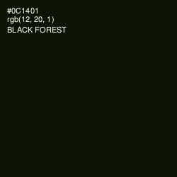 #0C1401 - Black Forest Color Image