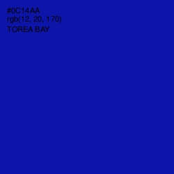 #0C14AA - Torea Bay Color Image