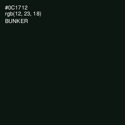 #0C1712 - Bunker Color Image